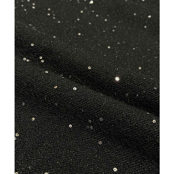 【2025AW新作】スパンコールラメニットロングスカート	 | ad thie | 詳細画像25 