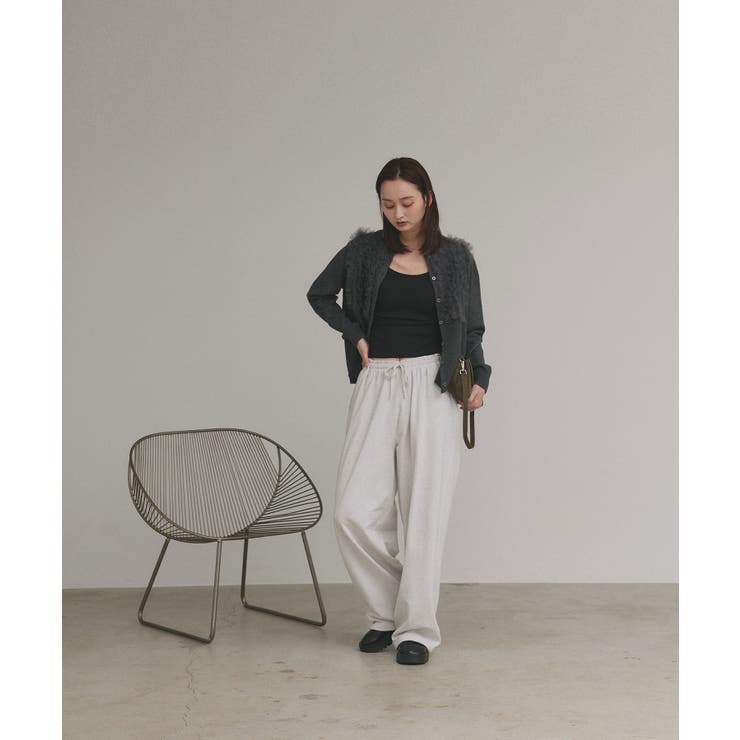 【2025AW新作】カップ付きリブキャミソール | ad thie | 詳細画像10 