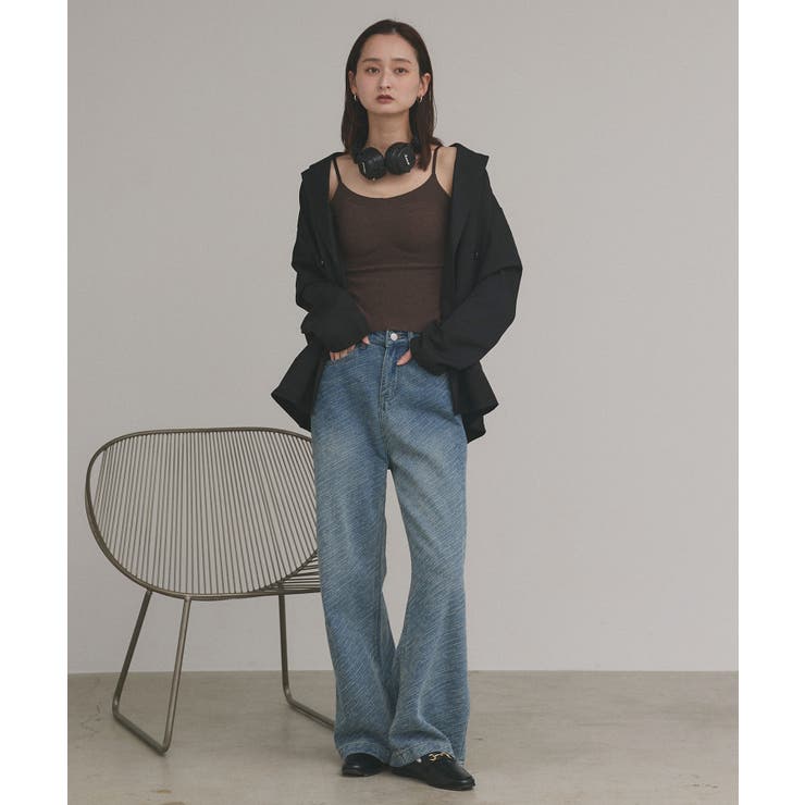 【2025AW新作】カップ付きリブキャミソール | ad thie | 詳細画像22 