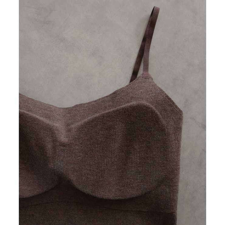 【2025AW新作】カップ付きリブキャミソール | ad thie | 詳細画像29 