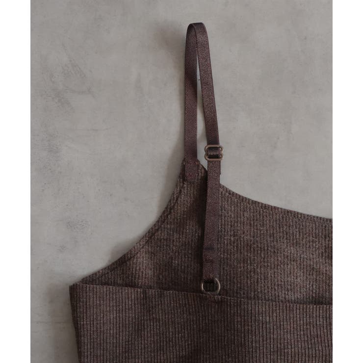 【2025AW新作】カップ付きリブキャミソール | ad thie | 詳細画像30 