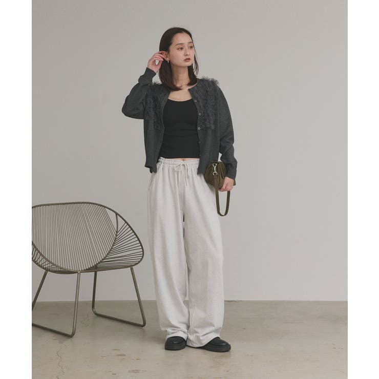 【2025AW新作】カップ付きリブキャミソール | ad thie | 詳細画像9 