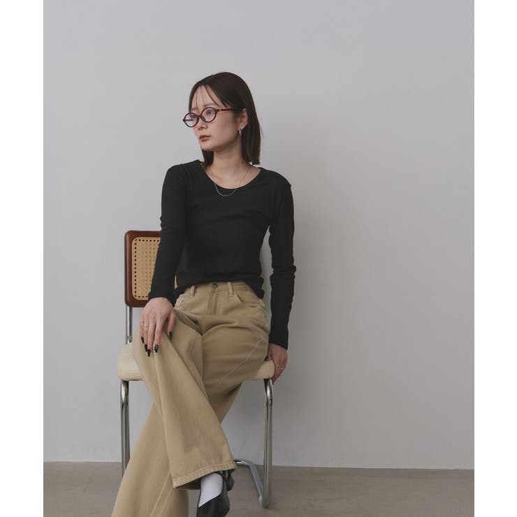 【2025AW新作】起毛クルーネックインナーカットソー | ad thie | 詳細画像15 