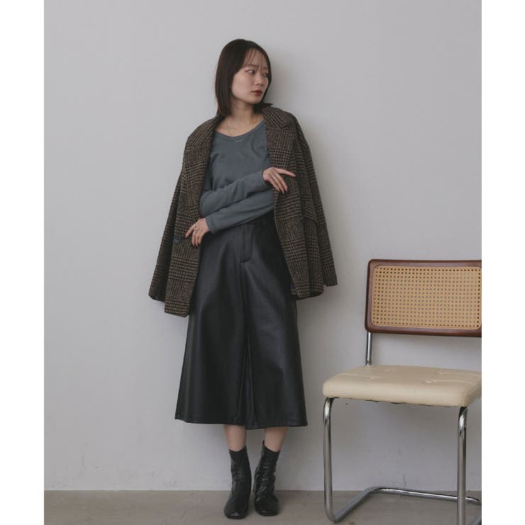 【2025AW新作】起毛クルーネックインナーカットソー | ad thie | 詳細画像17 