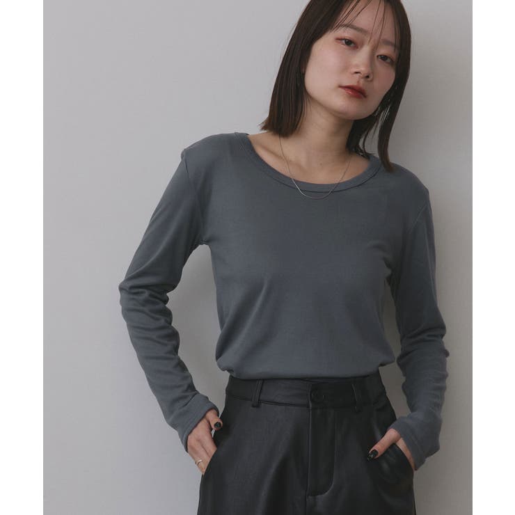 【2025AW新作】起毛クルーネックインナーカットソー | ad thie | 詳細画像19 