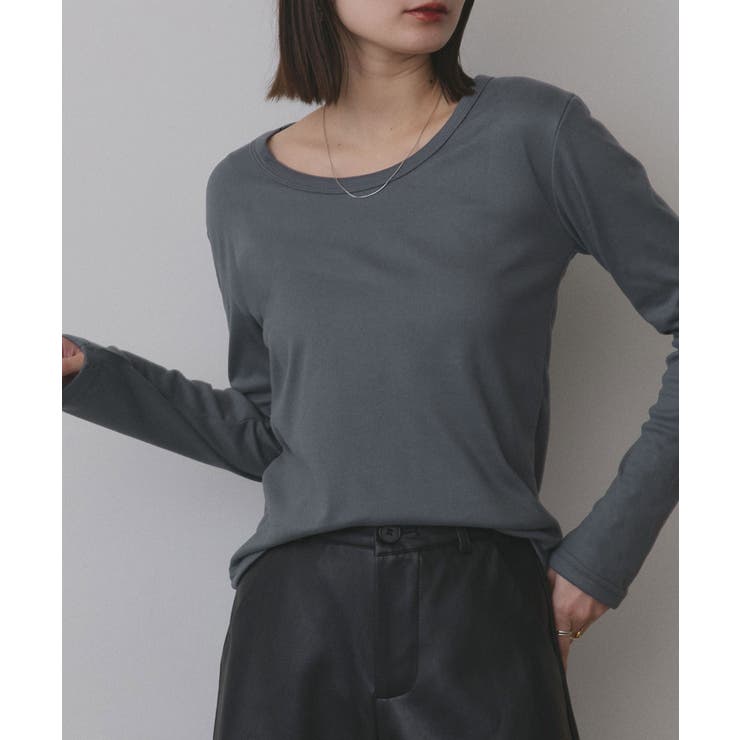 【2025AW新作】起毛クルーネックインナーカットソー | ad thie | 詳細画像20 