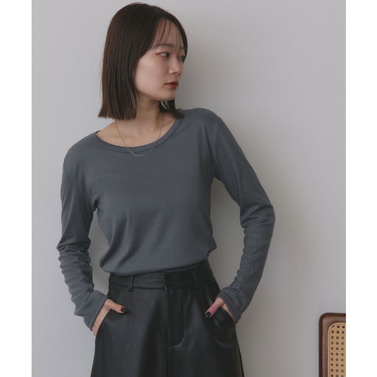 【2025AW新作】起毛クルーネックインナーカットソー | ad thie | 詳細画像21 