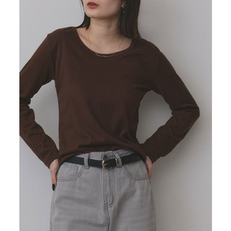 【2025AW新作】起毛クルーネックインナーカットソー | ad thie | 詳細画像25 