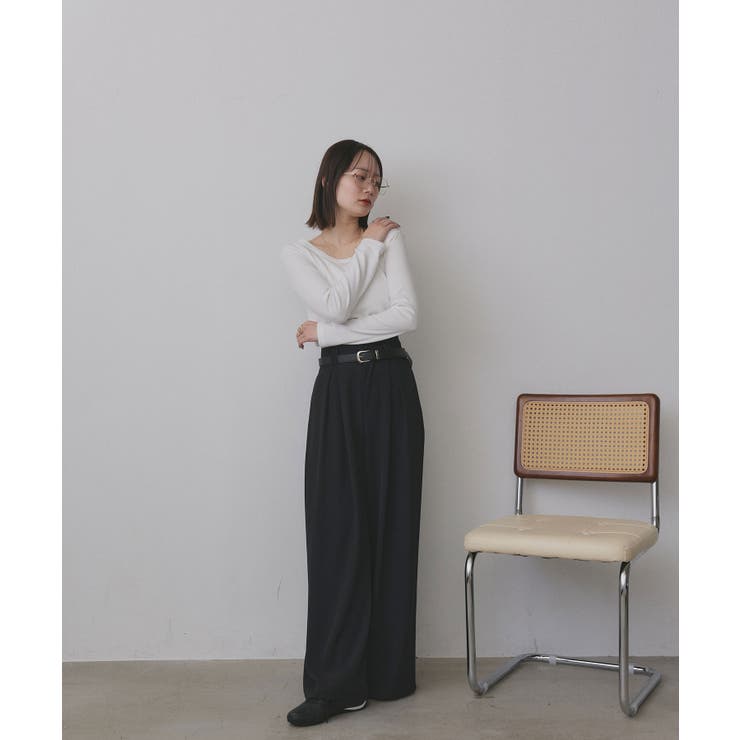 【2025AW新作】起毛クルーネックインナーカットソー | ad thie | 詳細画像3 