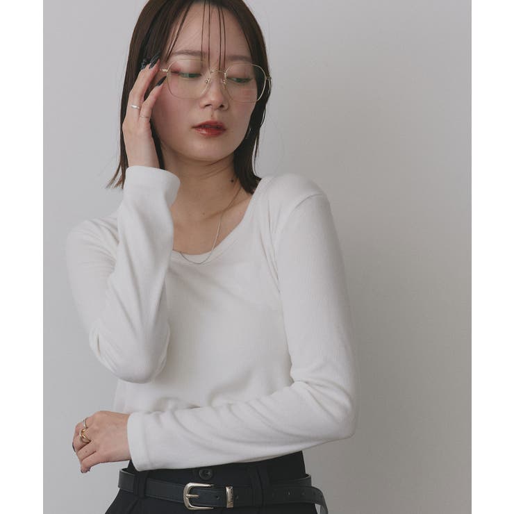 【2025AW新作】起毛クルーネックインナーカットソー | ad thie | 詳細画像4 