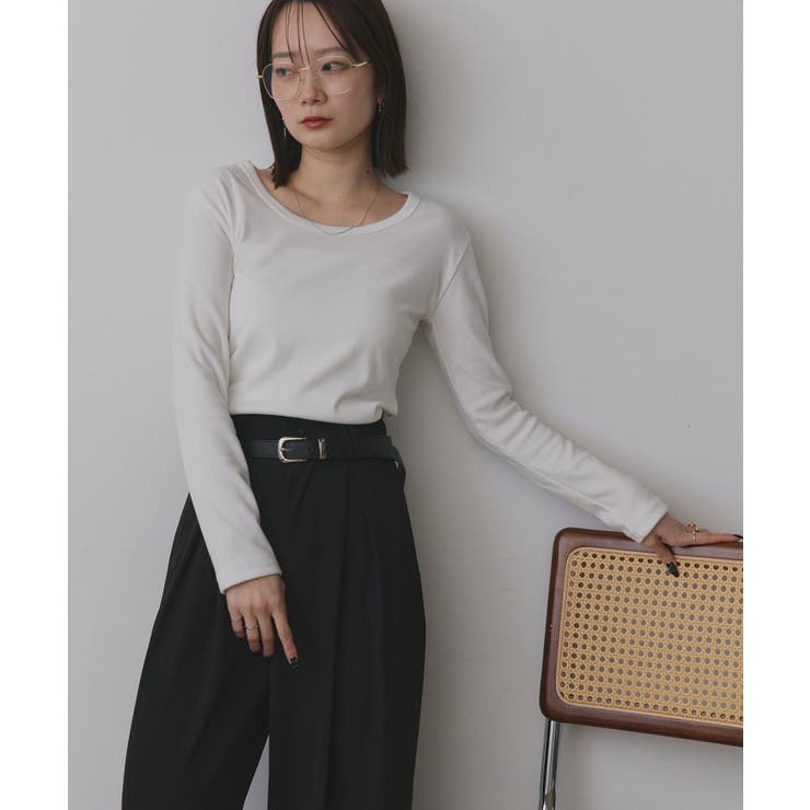 【2025AW新作】起毛クルーネックインナーカットソー | ad thie | 詳細画像6 