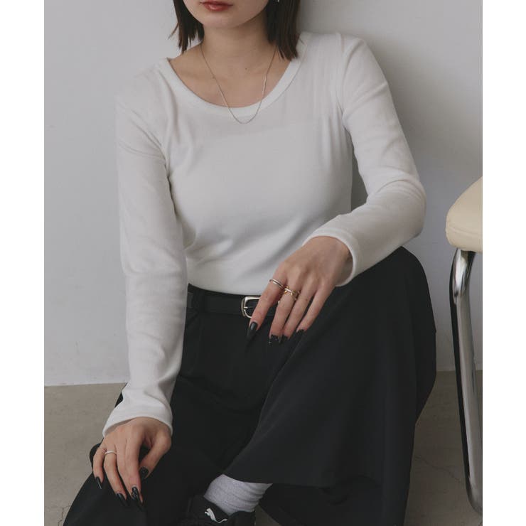 【2025AW新作】起毛クルーネックインナーカットソー | ad thie | 詳細画像8 