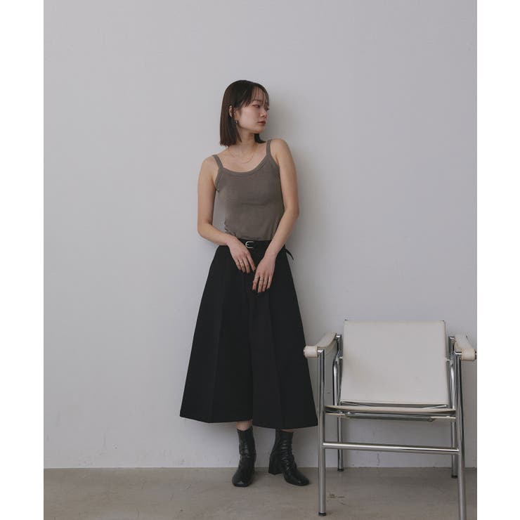 裏起毛カップ付きキャミソール | ad thie | 詳細画像13 