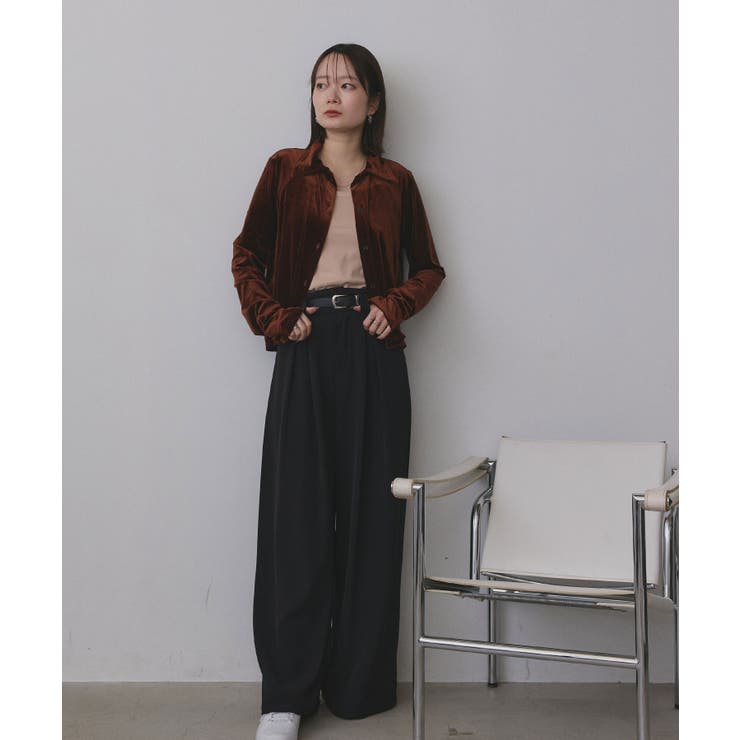 裏起毛カップ付きキャミソール | ad thie | 詳細画像15 