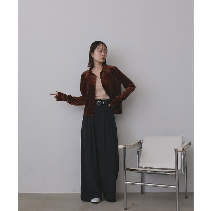 裏起毛カップ付きキャミソール | ad thie | 詳細画像16 