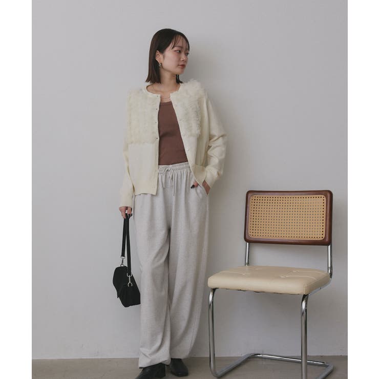 裏起毛カップ付きキャミソール | ad thie | 詳細画像22 