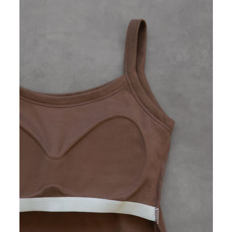 裏起毛カップ付きキャミソール | ad thie | 詳細画像31 