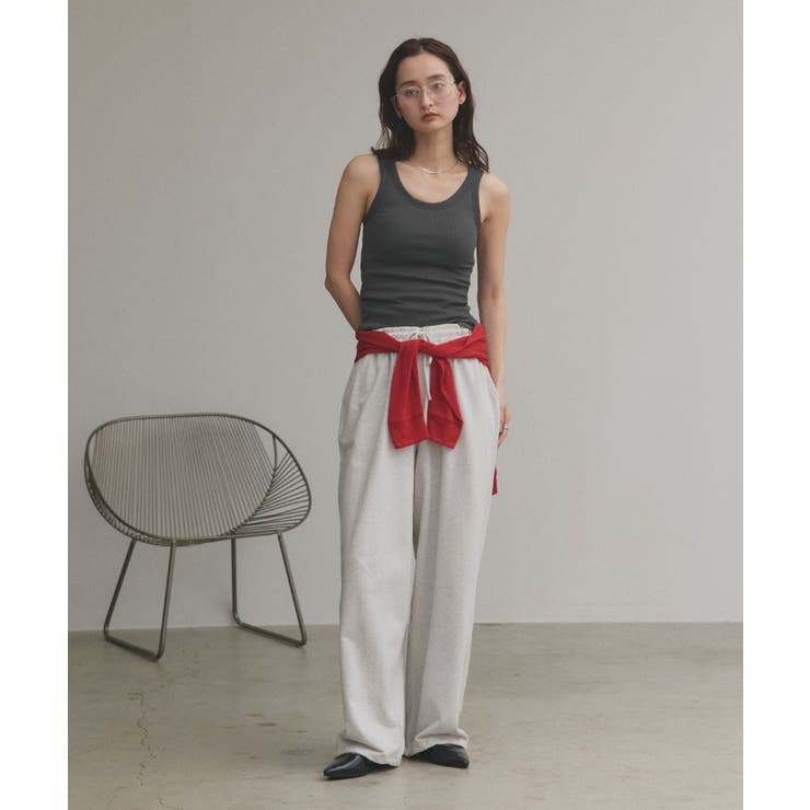 裏起毛リブタンクトップ | ad thie | 詳細画像10 