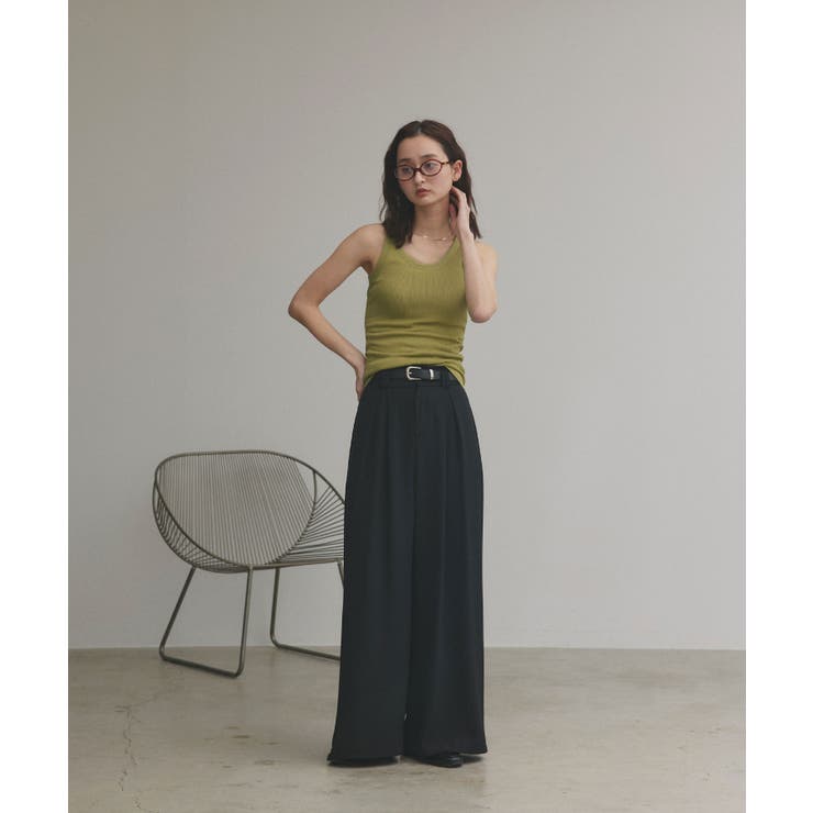 裏起毛リブタンクトップ | ad thie | 詳細画像23 