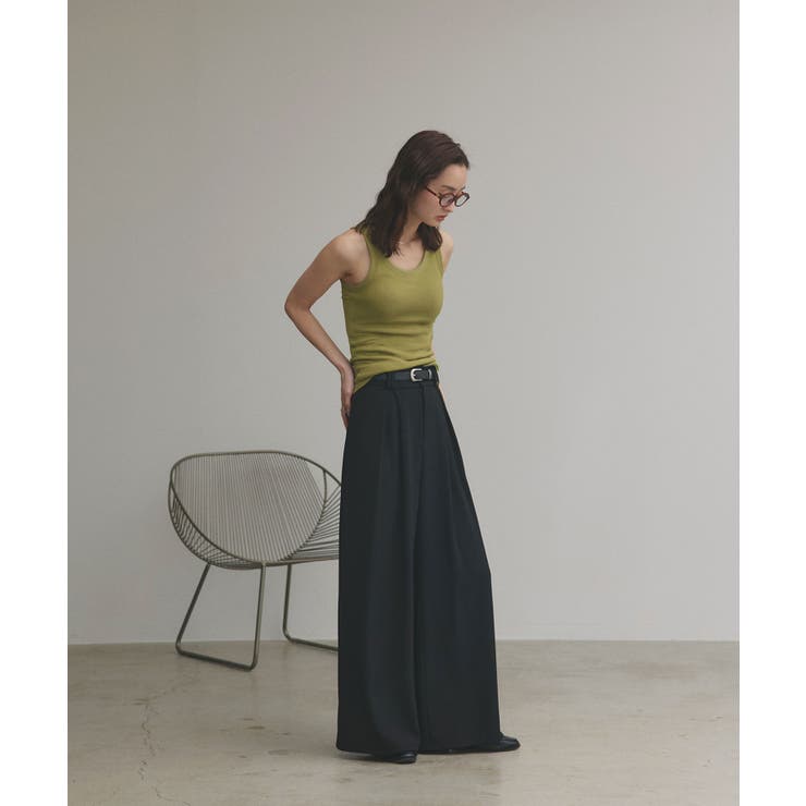 裏起毛リブタンクトップ | ad thie | 詳細画像24 