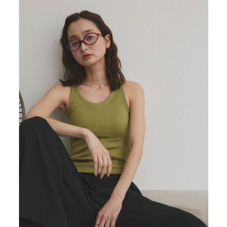 裏起毛リブタンクトップ | ad thie | 詳細画像29 