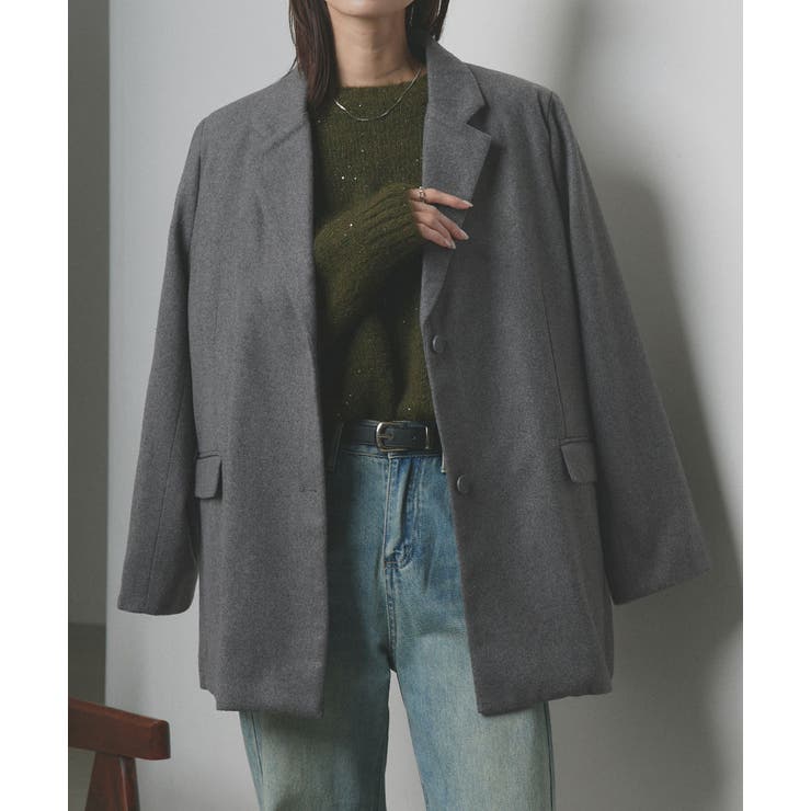 【2025AW新作】アシメヘムスパンコールニットトップス	 | ad thie | 詳細画像30 