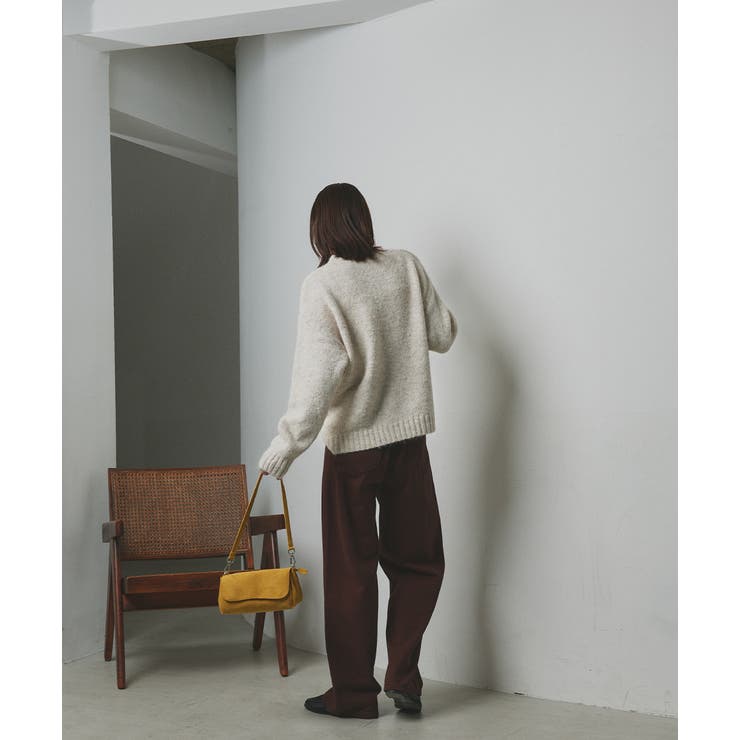 【2025AW新作】アシメヘムスパンコールニットトップス	 | ad thie | 詳細画像4 