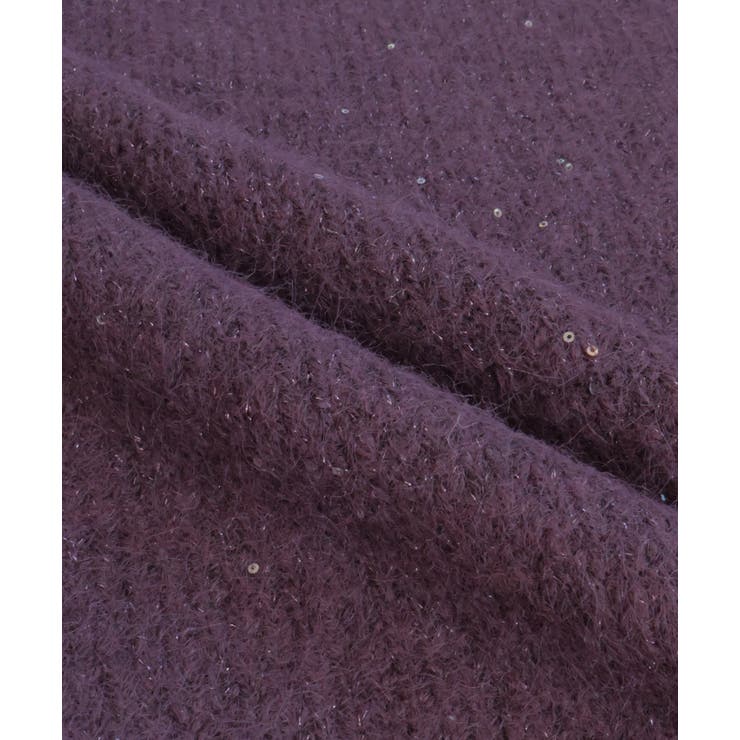 【2025AW新作】アシメヘムスパンコールニットトップス	 | ad thie | 詳細画像43 