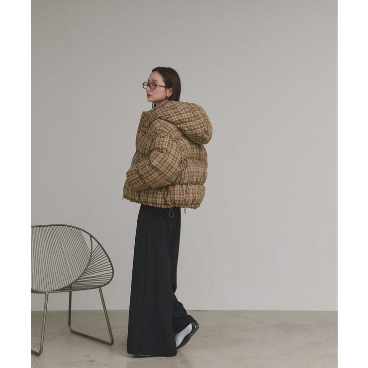 【2025AW新作】チェックダウンジャケット | ad thie | 詳細画像26 