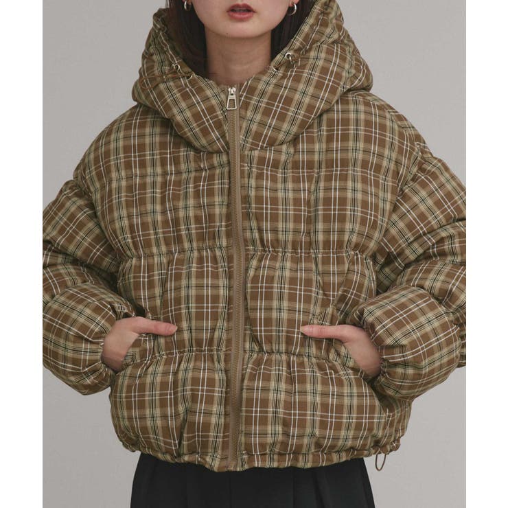 【2025AW新作】チェックダウンジャケット | ad thie | 詳細画像28 