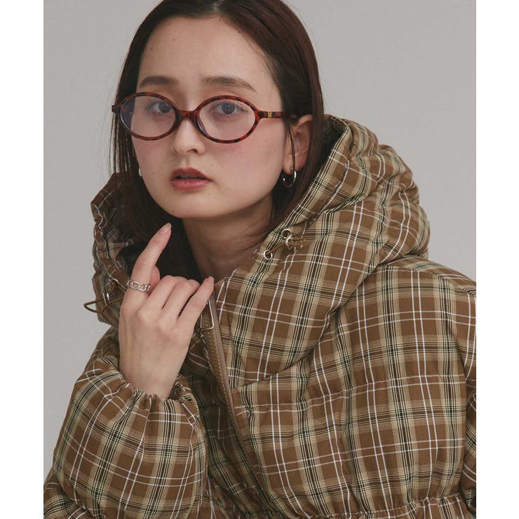 【2025AW新作】チェックダウンジャケット | ad thie | 詳細画像30 