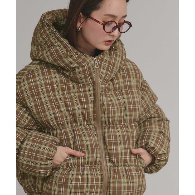 【2025AW新作】チェックダウンジャケット | ad thie | 詳細画像31 