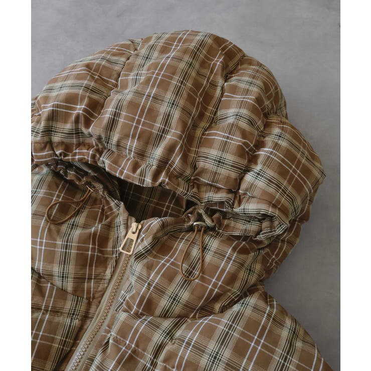 【2025AW新作】チェックダウンジャケット | ad thie | 詳細画像32 