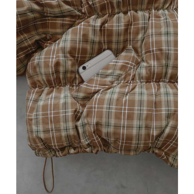 【2025AW新作】チェックダウンジャケット | ad thie | 詳細画像34 