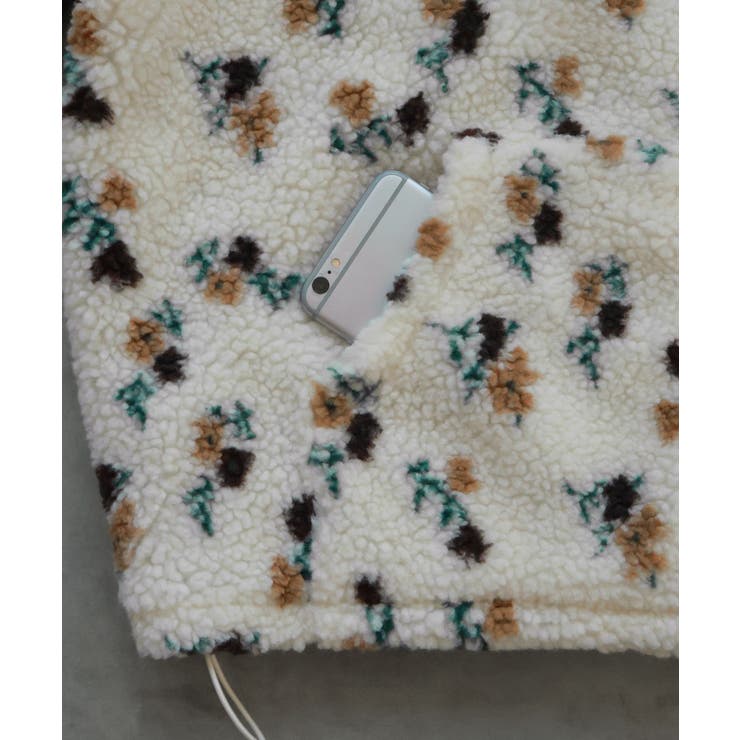 フラワーボアブルゾン | ad thie | 詳細画像33 