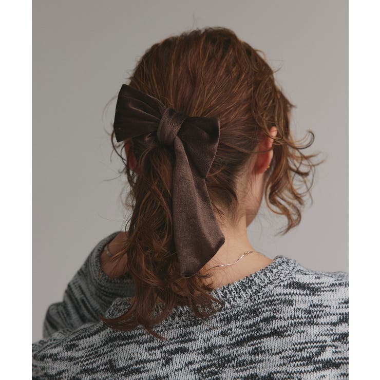 【2025AW新作】ベロアリボンシュシュ | ad thie | 詳細画像11 