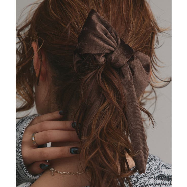 【2025AW新作】ベロアリボンシュシュ | ad thie | 詳細画像12 