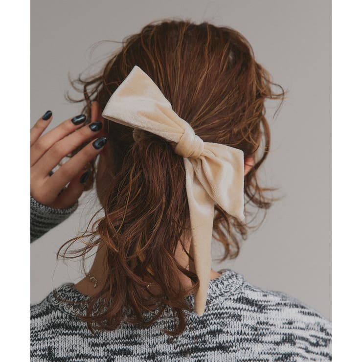 【2025AW新作】ベロアリボンシュシュ | ad thie | 詳細画像9 