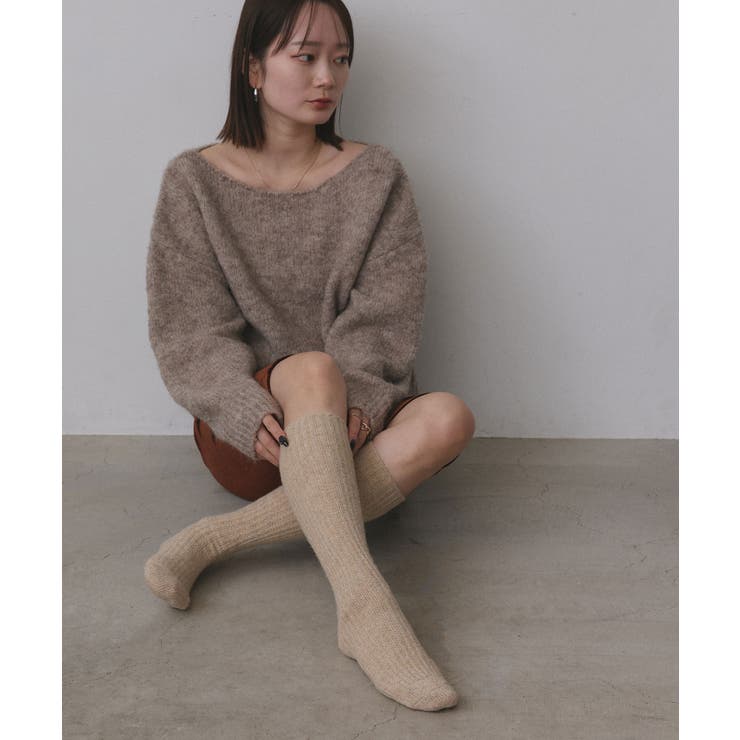 リブニットハイソックス | ad thie | 詳細画像23 