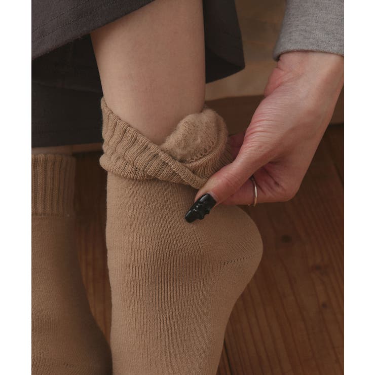 裏シャギークルーソックス | ad thie | 詳細画像12 