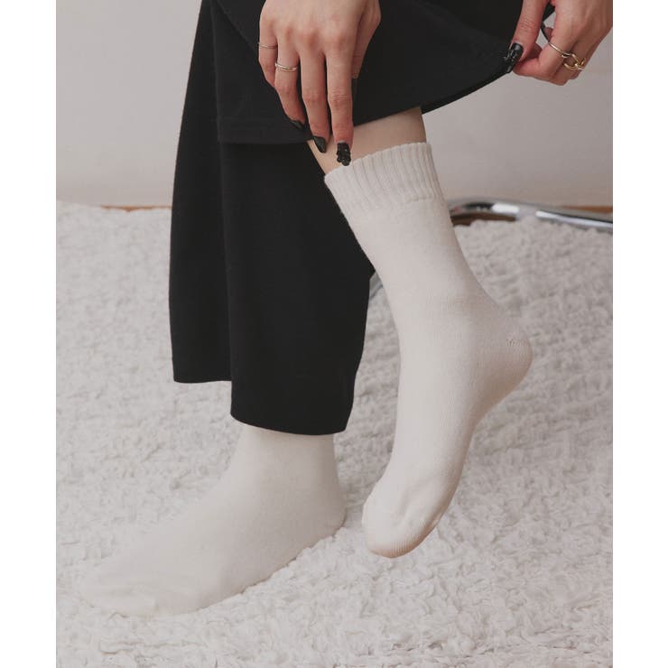 裏シャギークルーソックス | ad thie | 詳細画像2 