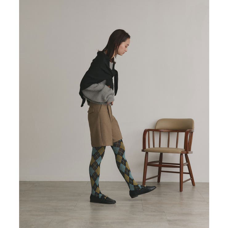 アーガイルタイツ | ad thie | 詳細画像12 