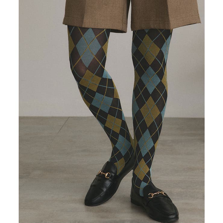 アーガイルタイツ | ad thie | 詳細画像13 
