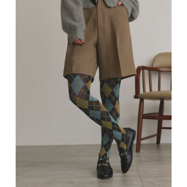 アーガイルタイツ | ad thie | 詳細画像15 