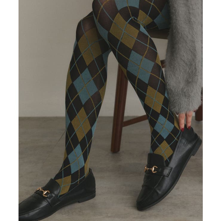 アーガイルタイツ | ad thie | 詳細画像17 