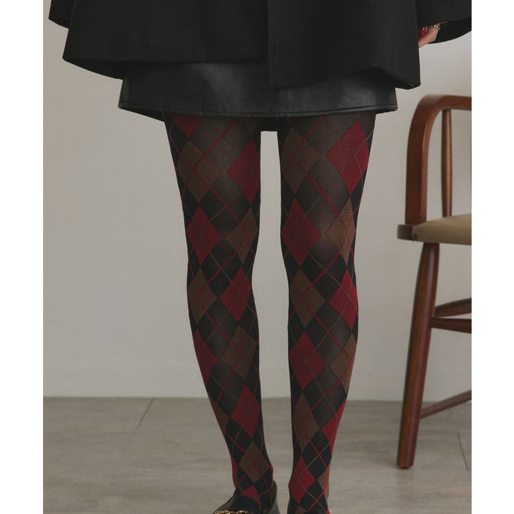 アーガイルタイツ | ad thie | 詳細画像3 