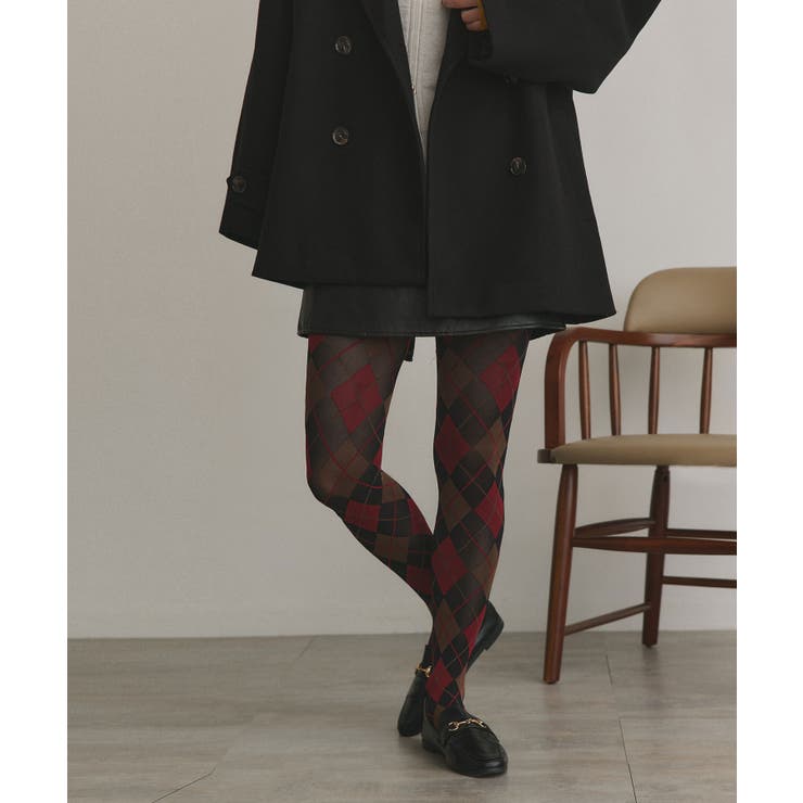 アーガイルタイツ | ad thie | 詳細画像4 