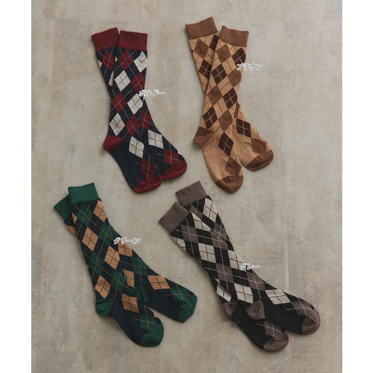 アーガイルハイソックス | ad thie | 詳細画像19 