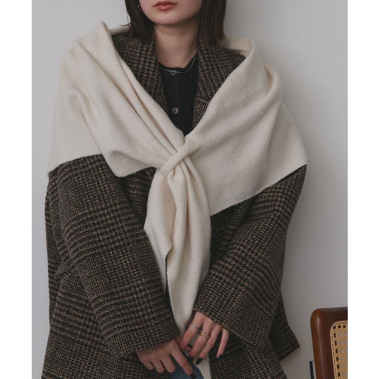 トライアングルニットストール | ad thie | 詳細画像6 