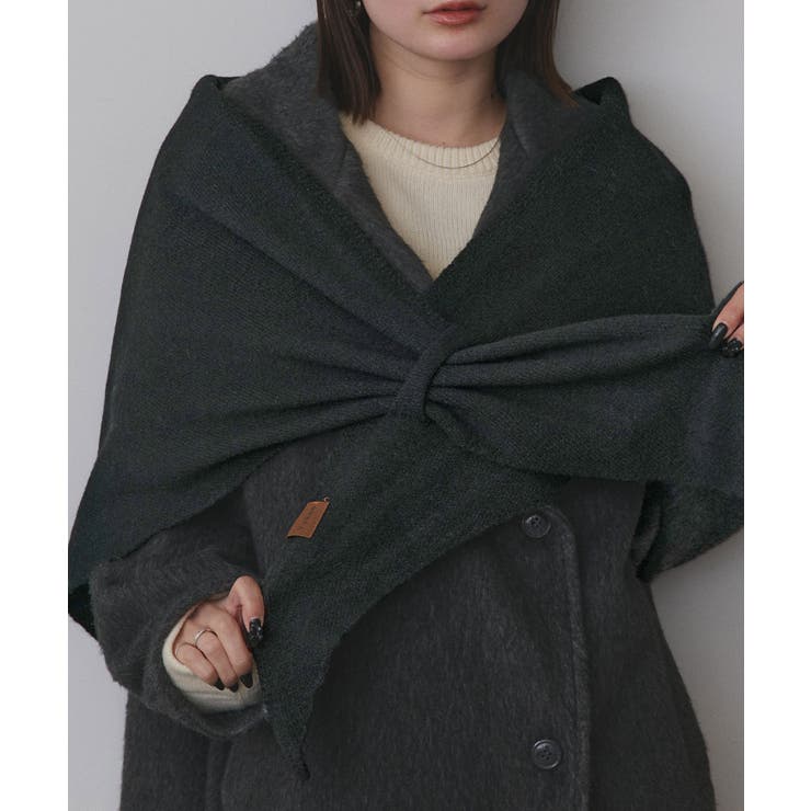 トライアングルニットストール | ad thie | 詳細画像8 